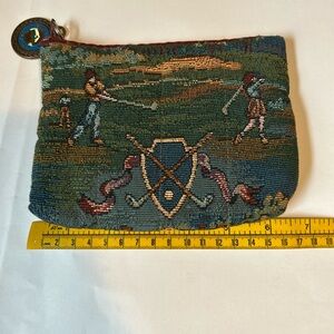 Vintage Tapestry Golf Pouch
